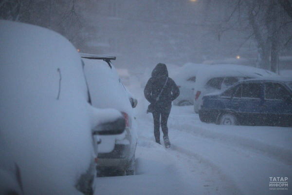В Татарстане потеплеет до 3 градусов ниже нуля, ожидаются снегопады и метели