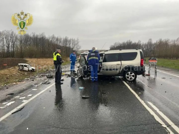 Он умер на месте, она &ndash; в карете скорой: ДТП унесло жизни двоих в Татарстане