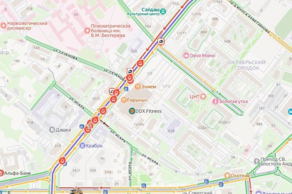 В Казани из-за аварии на Ершова остановились трамваи №4