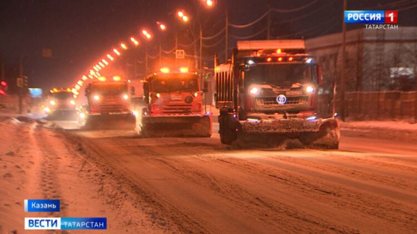 В Казани за сутки вывезли свыше 31 тыс. тонн снега