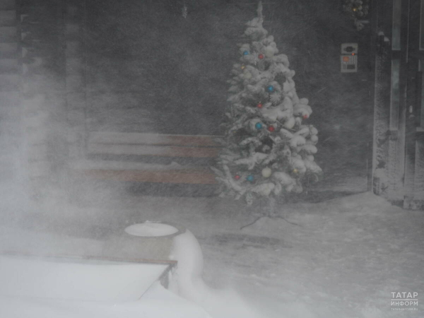 В первый день февраля снегопады и метели не покинут Татарстан