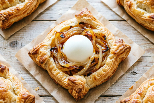 Слоеные мешочки &laquo;ну вообще топчик&raquo; &mdash; из яиц и теста выходит сытная вкуснятина без заморочек