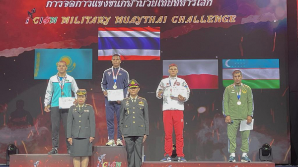 Гвардеец из Уральска завоевал «серебро» на чемпионате мира по муайтай среди военнослужащих