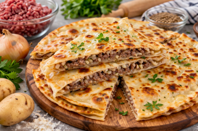 Тонкие чуду с мясом — дагестанские пироги, которые съедают горячими прямо со сковороды